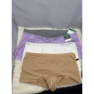 LOT of NEW Underwear Panties Various Colors LARGE ALFANI INC. KLEIN BOYSHORT